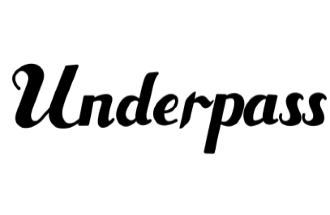 Underpass Font Preview
