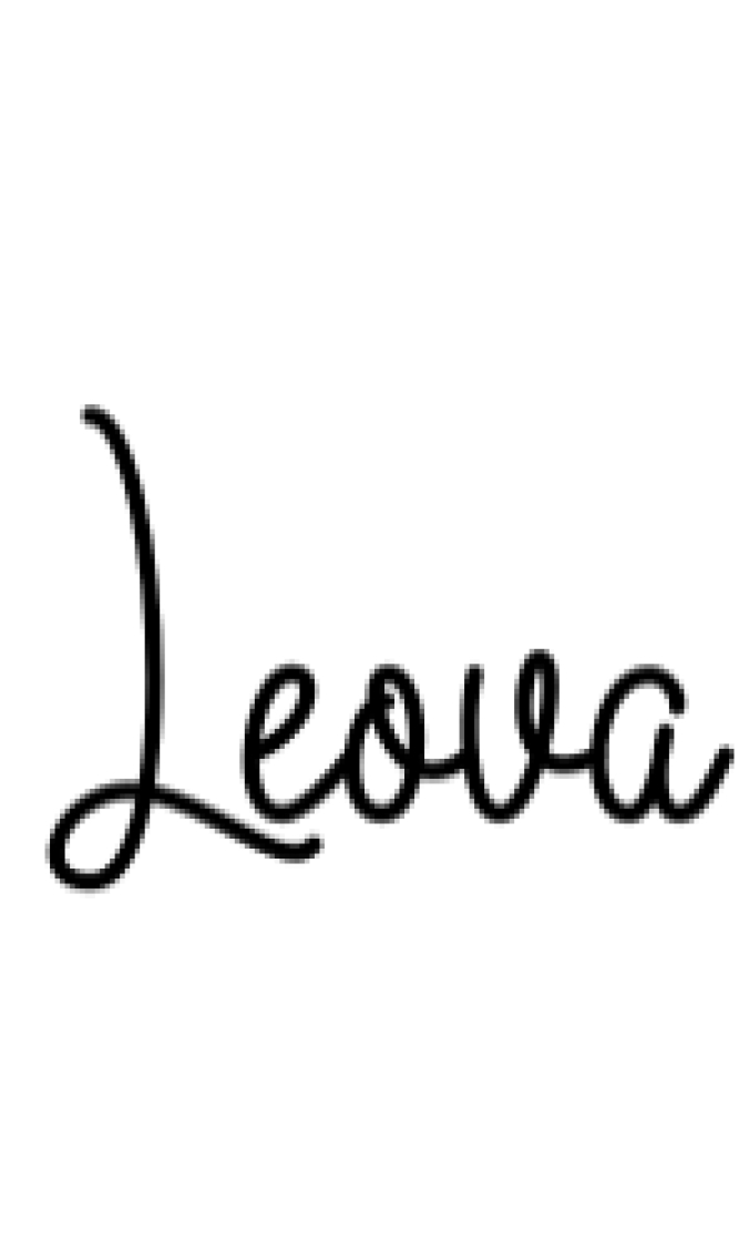 Leova Font Preview