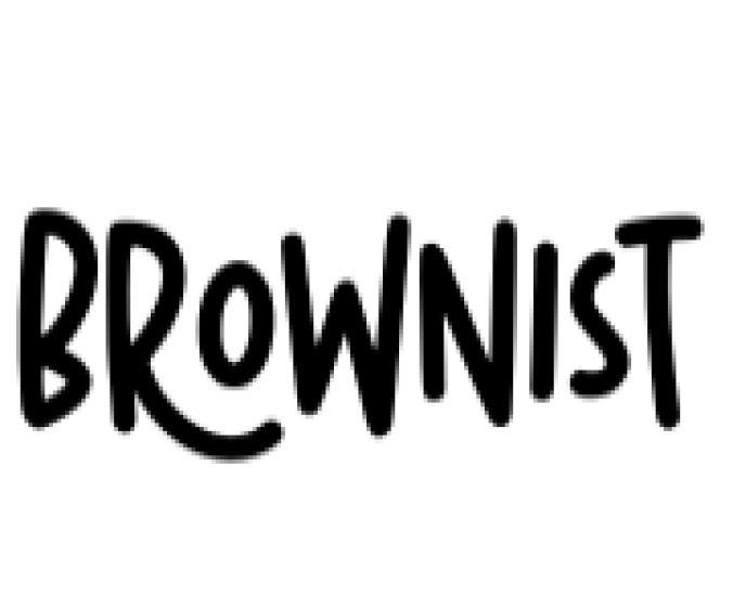 Brownist Font Preview