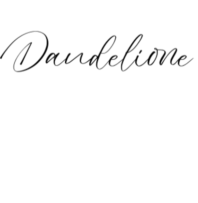 Dandelione Font Preview