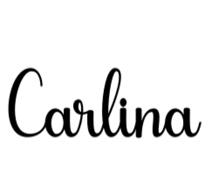 Carlina Font Preview