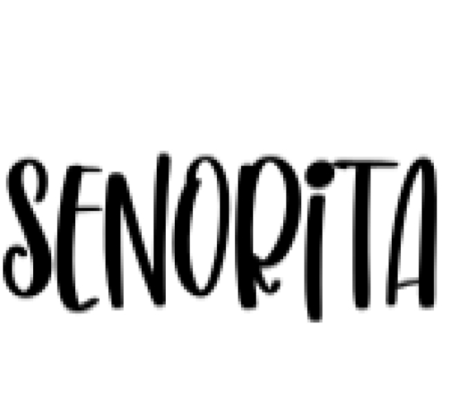 Senorita Font Preview