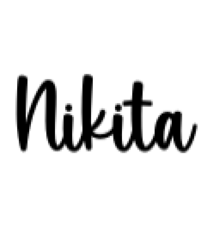 Nikita Font Preview
