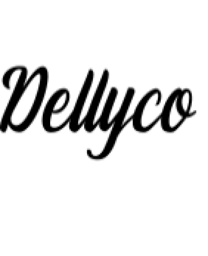 Dellyco Font Preview