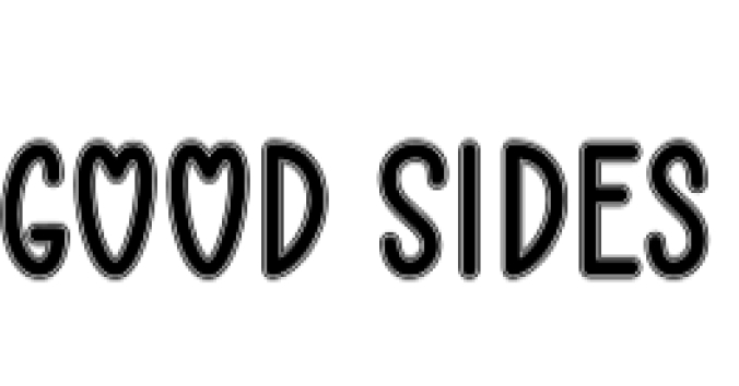 Good Sides Font Preview