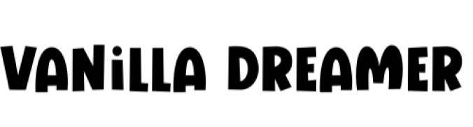Vanilla Dreamers Font Preview