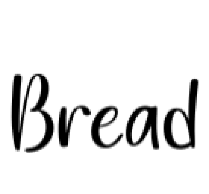 Bread Font Preview