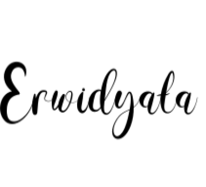 Erwidyata Font Preview