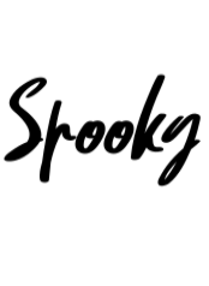 Spooky Font Preview