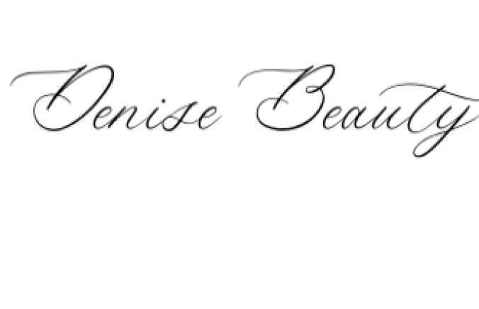 Denise Beauty Font Preview