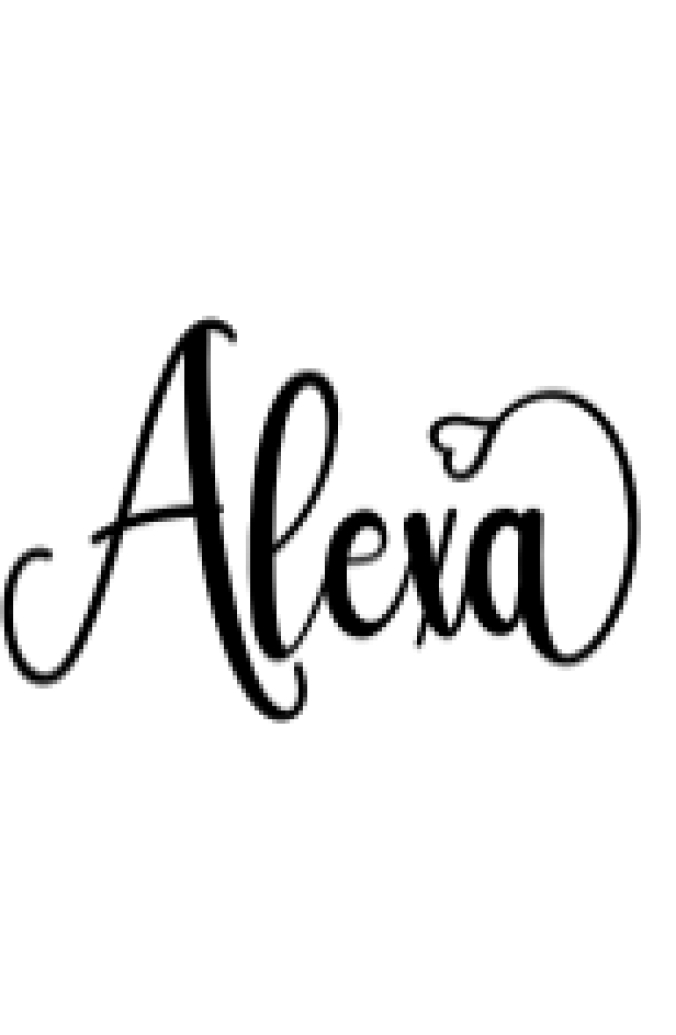 Alexa Font Preview