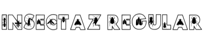 Insect AZ Font Preview