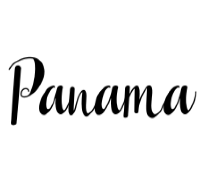 Panama Font Preview