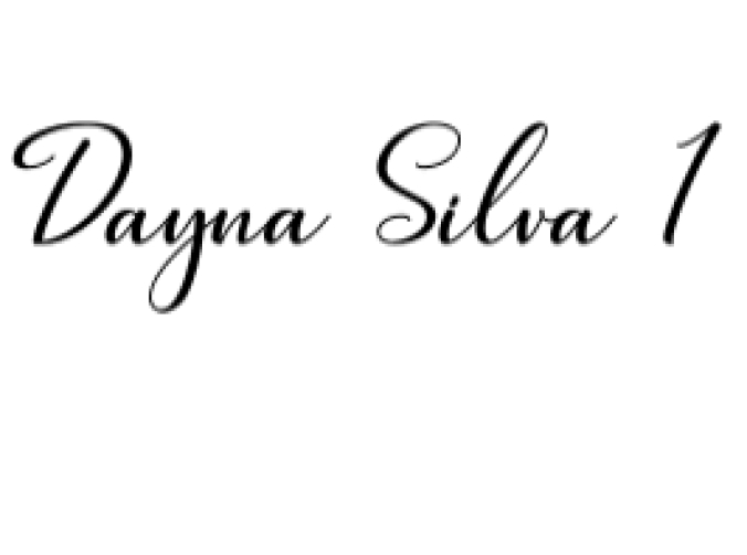 Dayna Silva Font Preview
