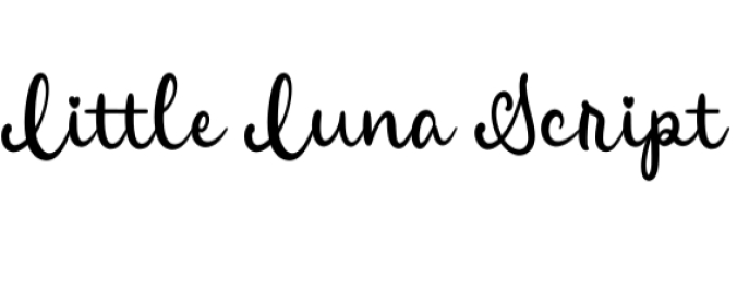 Little Luna Font Preview