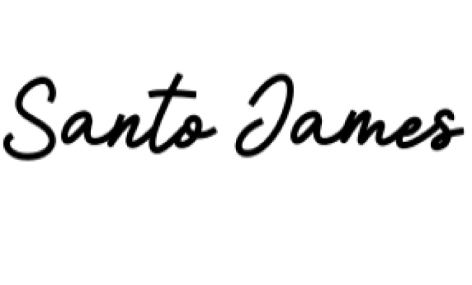Santo James Font Preview