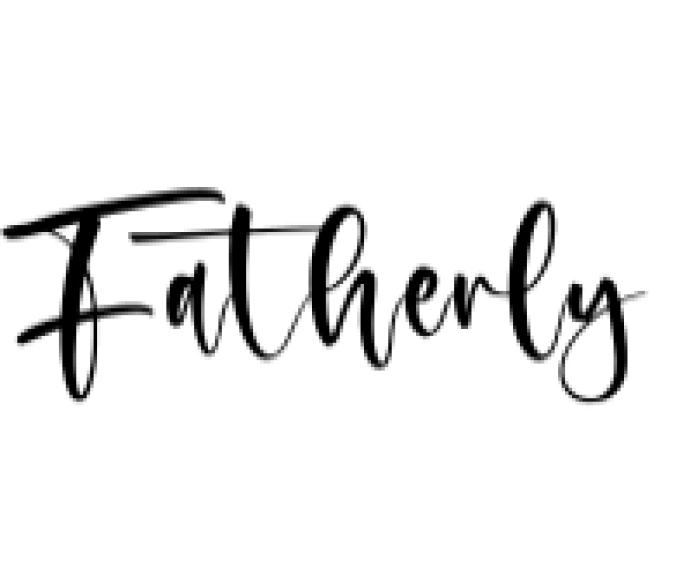 Fatherly Font Preview