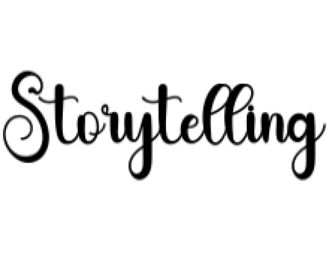 Storytelling Font Preview