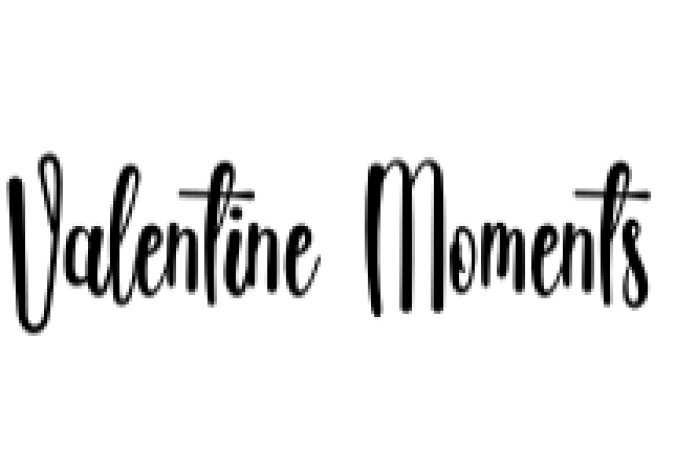 Valentine Moments Font Preview