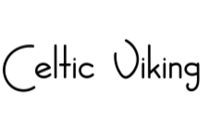Celtic Viking Font Preview
