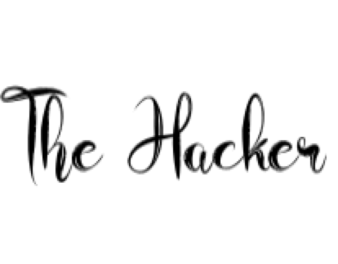 The Hacker Font Preview