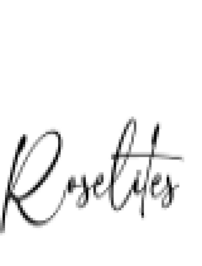 Roselites Font Preview
