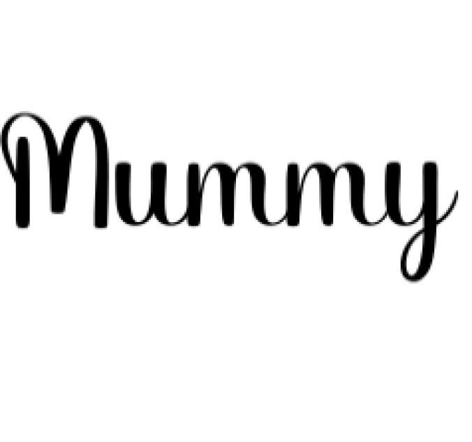 Mummy Font Preview