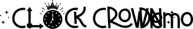 Clock Crow Font Preview