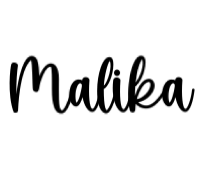 Malika Font Preview