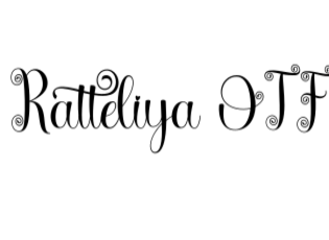 Ratteliya Font Preview