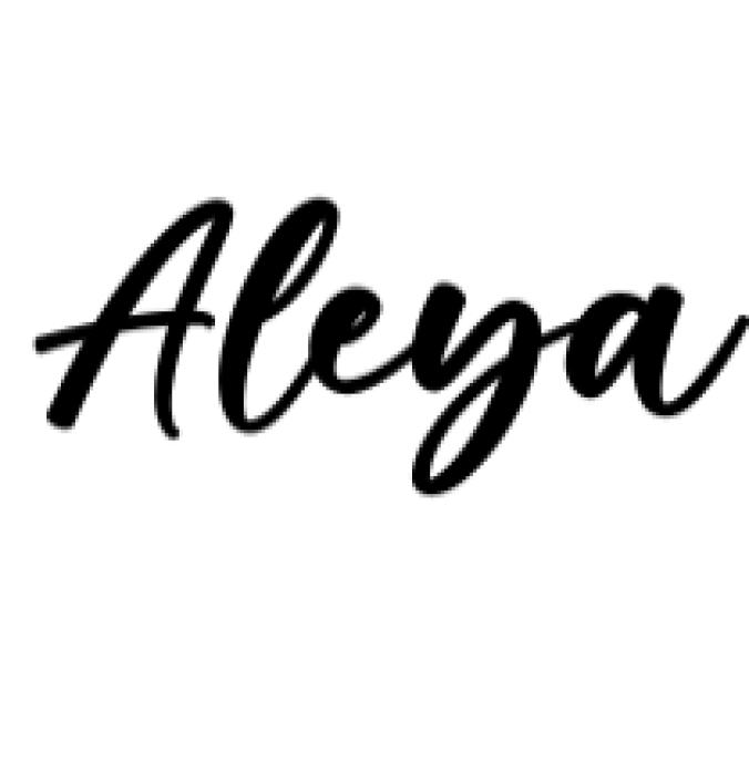 Aleya Font Preview