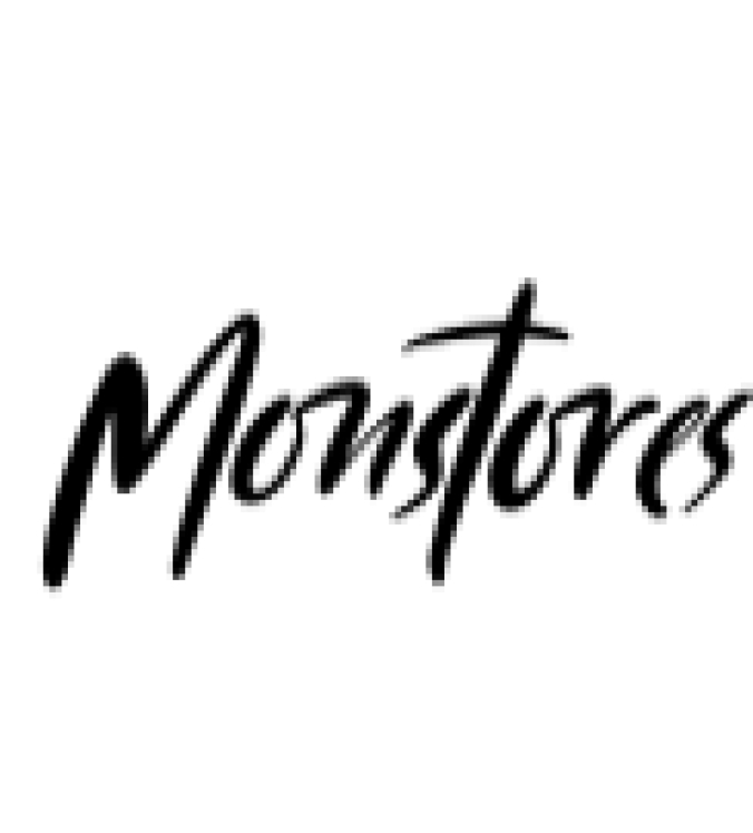 Monstores Font Preview