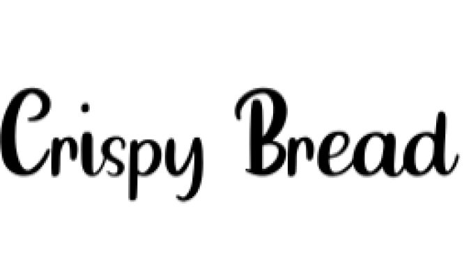Crispy Bread Font Preview