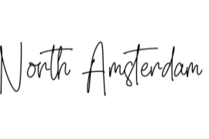 North Amsterdam Font Preview