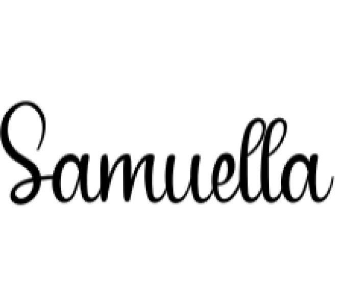 Samuella Font Preview
