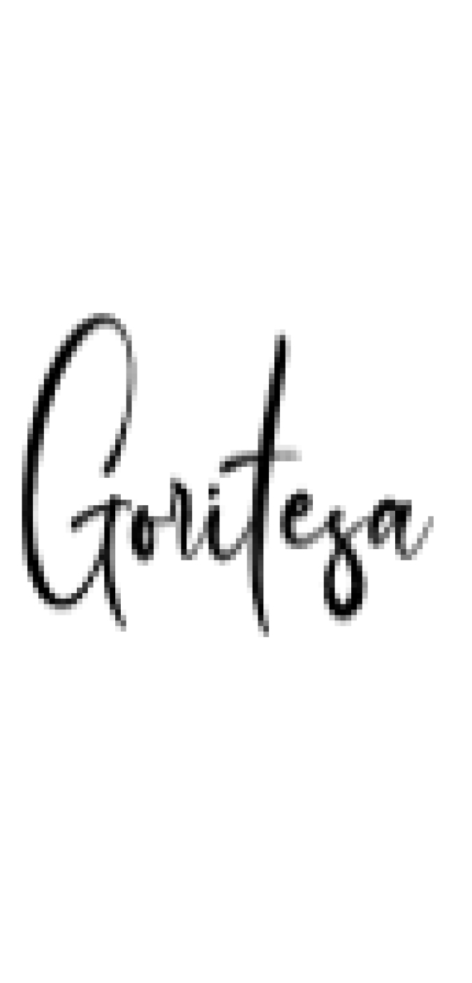Goritesa Font Preview