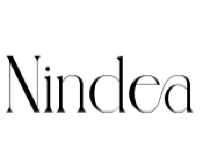 Nindea Font Preview