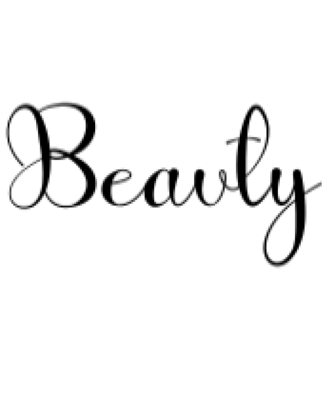 Beauty Font Preview