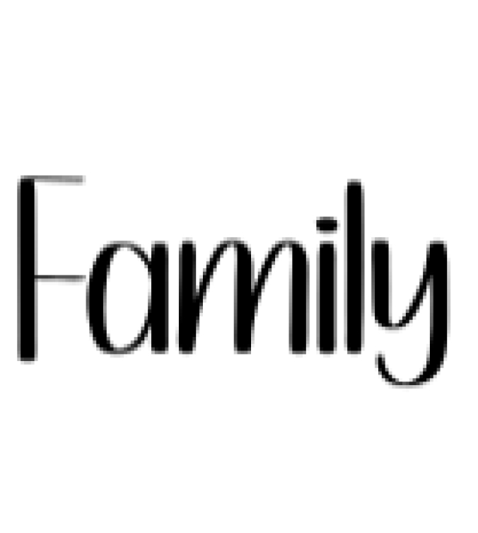 Family Font Preview