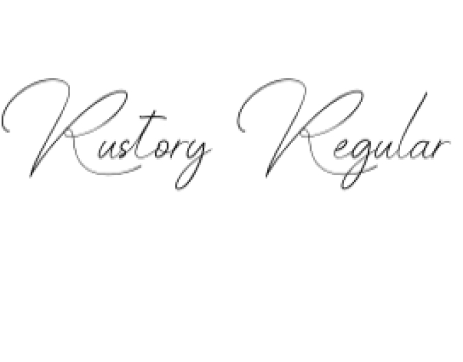 Rustory Font Preview