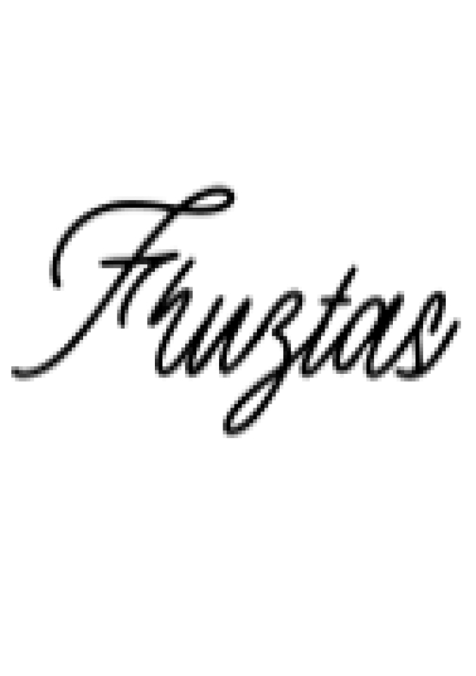 Fruztas Font Preview