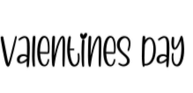 Valentine's Day Font Preview