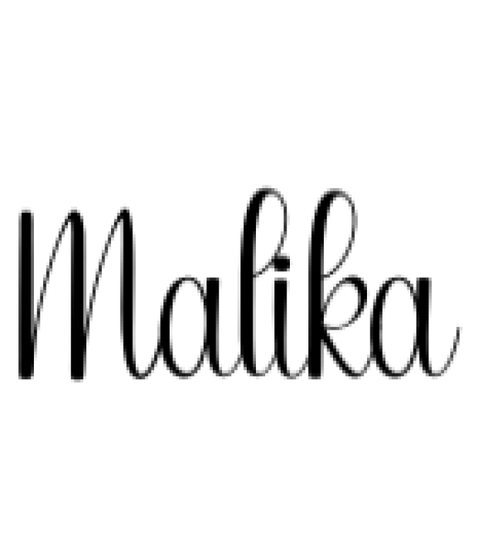 Malika Font Preview