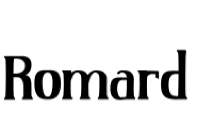 Romard Font Preview