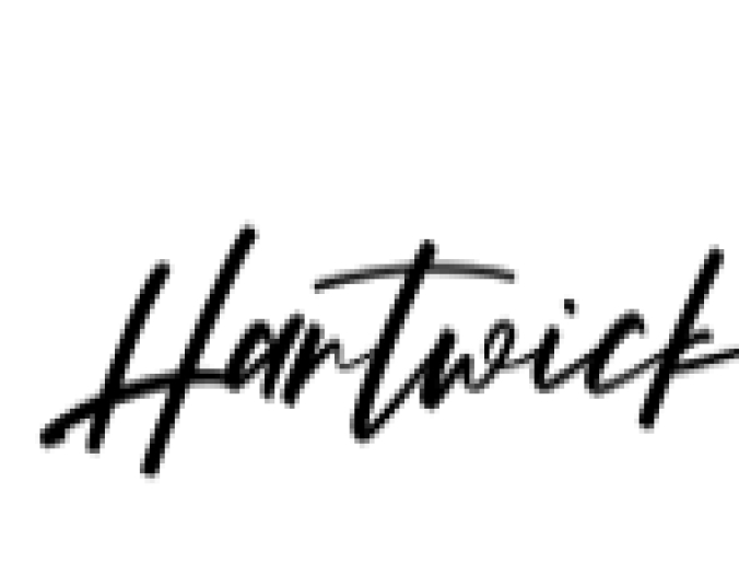 Hartwick Script Font Preview