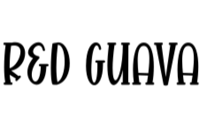 Red Guava Font Preview