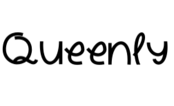 Queenly Font Preview