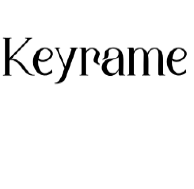 Keyrame Font Preview
