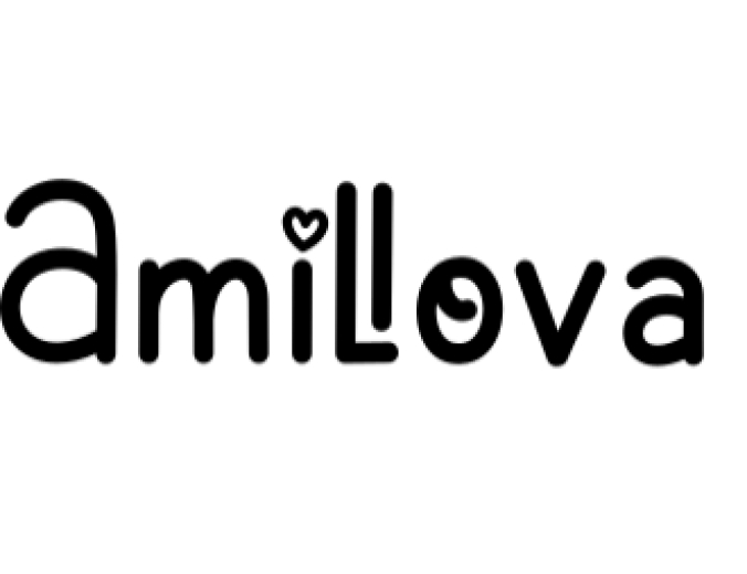 Amillova Font Preview