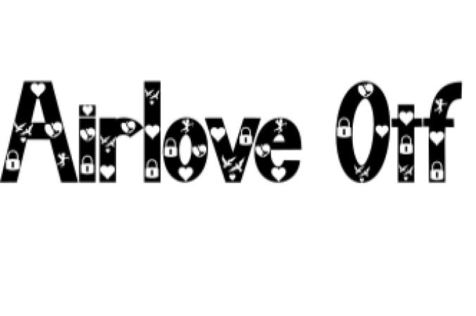 Airlove Font Preview